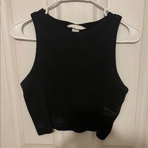 H&M Classic Black Crop Top